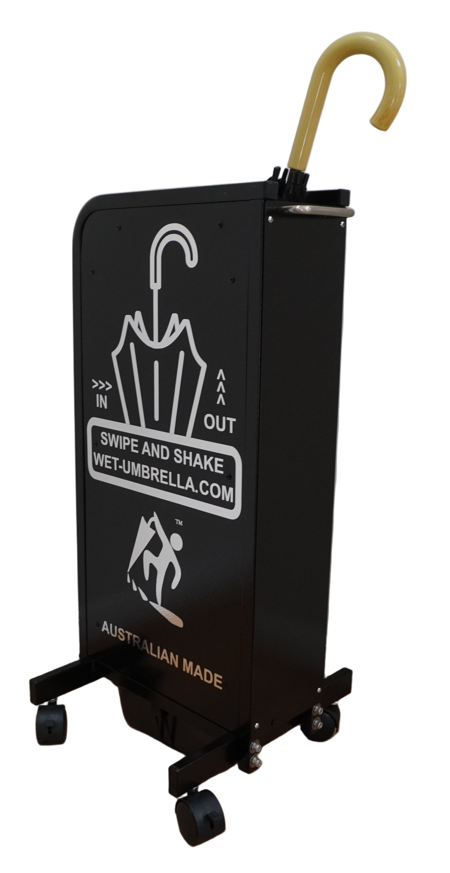 Eco_Wet_Umbrella_Dryer_Angle Low With Umbrella WUDAPRC-350