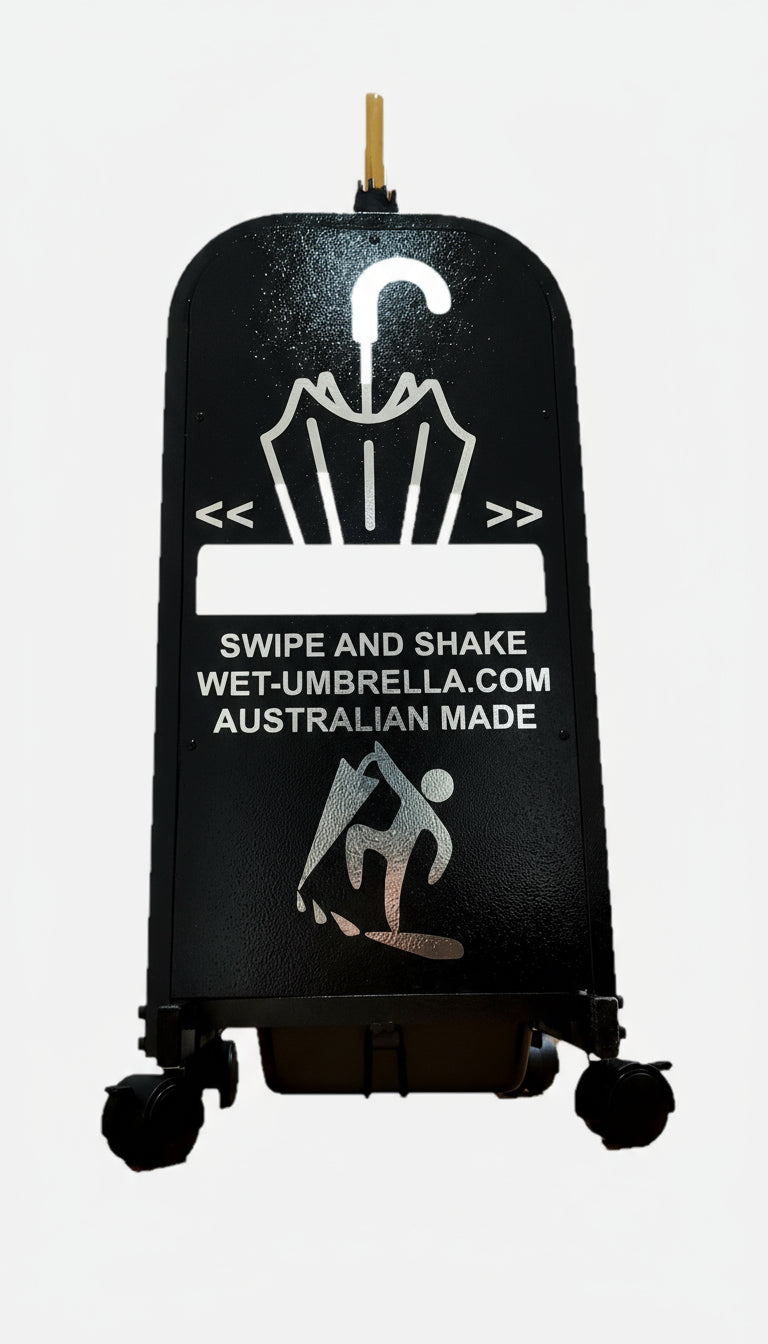 Wet Umbrella Dryer Budget WUDA 350 Chrome Stickers