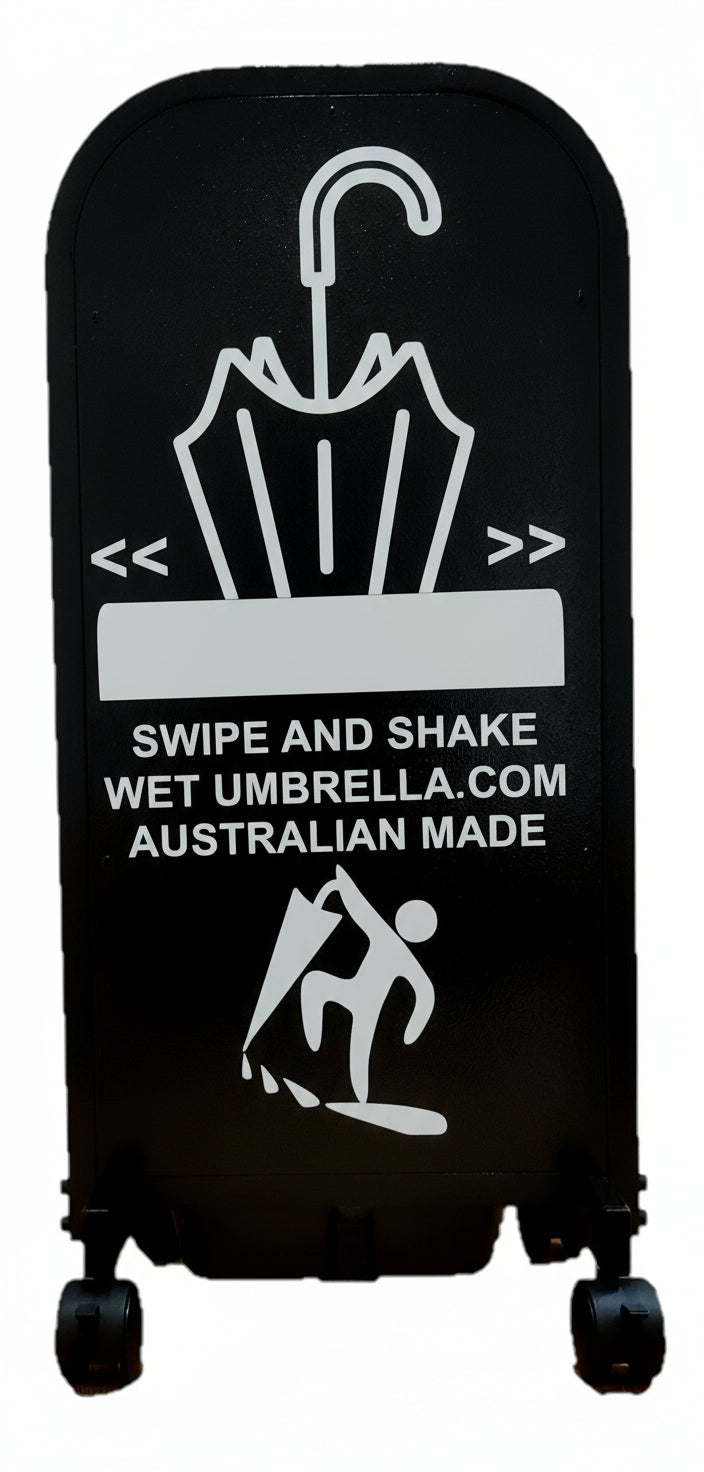 Wet Umbrella Dryer Budget WUDA 350 White Stickers