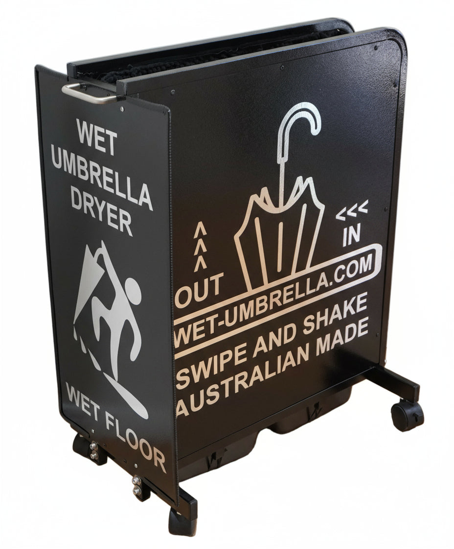 Wet Umbrella Dryer Wet Floor Model Angle Back High