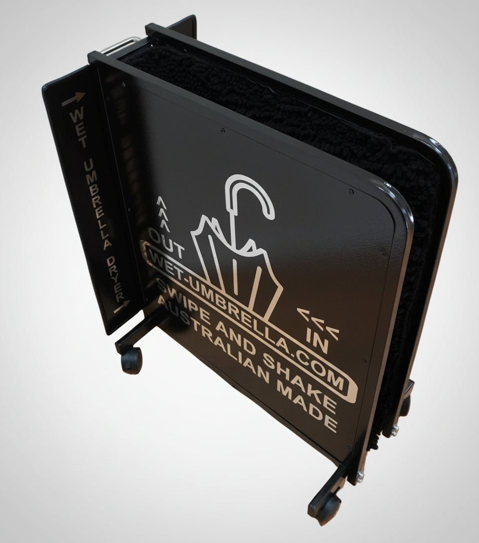 Wet Umbrella Dryer Wet Floor Model Angle Front High