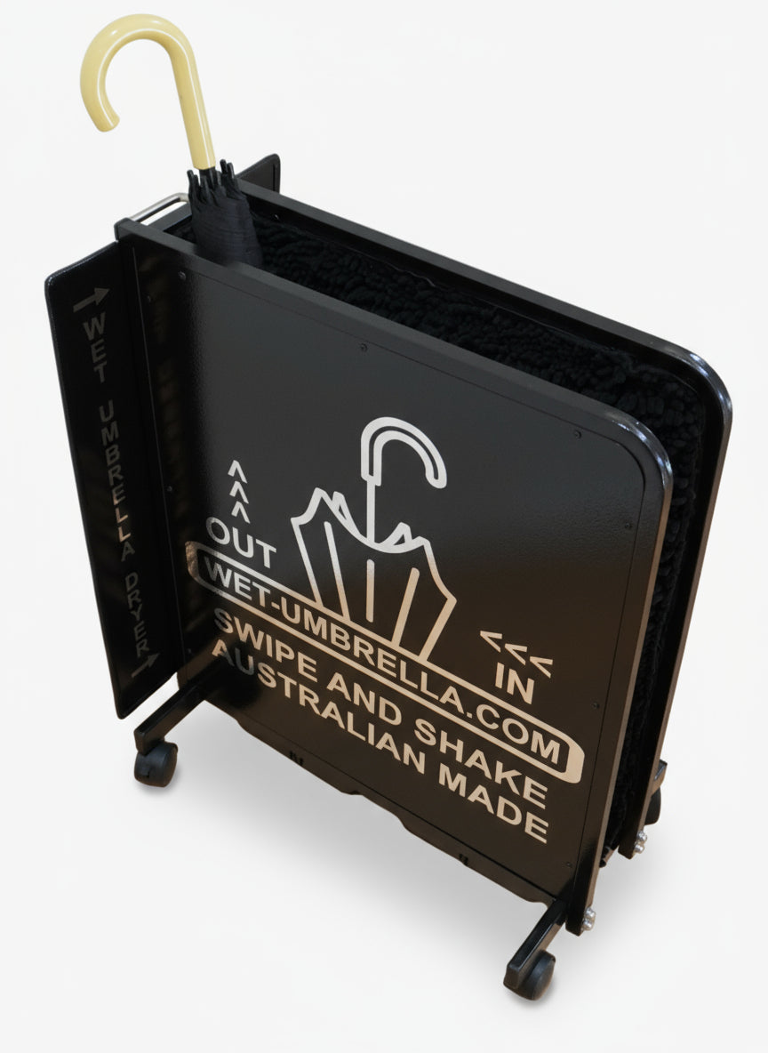 Wet Umbrella Dryer Wet Floor Model Angle High With Umbrella 2