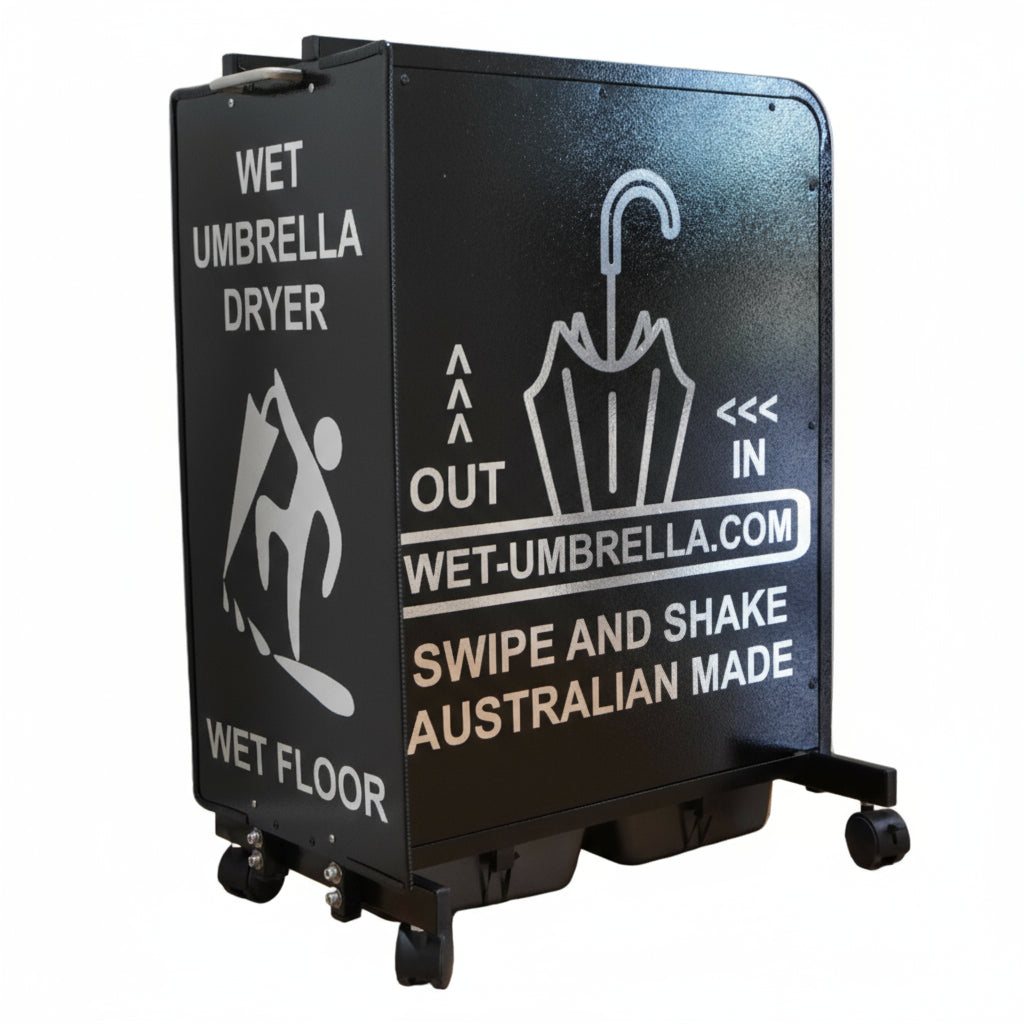 Wet Umbrella Dryer Wet Floor Model Angle Low 2