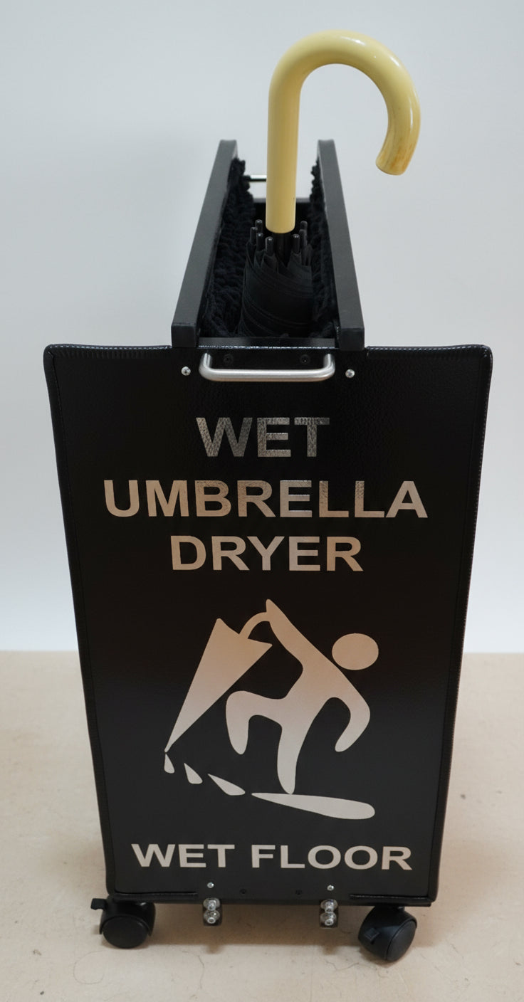 Wet Umbrella Dryer Wet Floor Model Back High With Umbrella