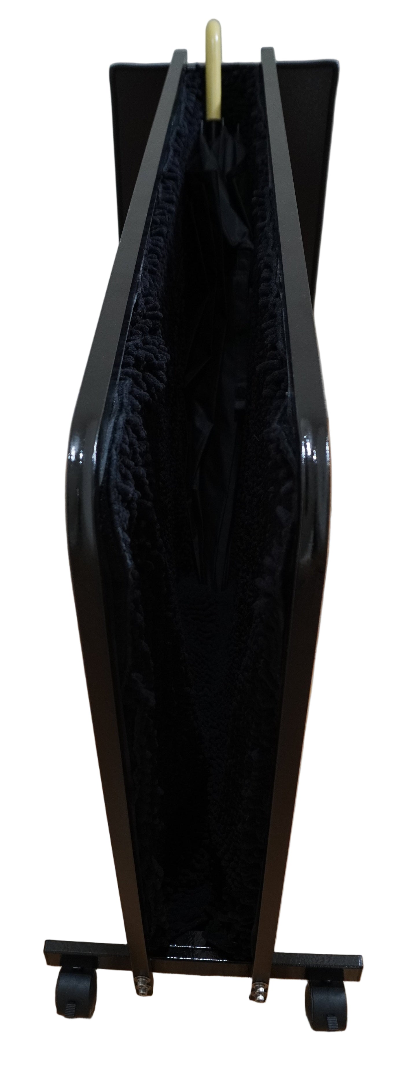 Wet Umbrella Dryer Wet Floor Model Extra Large Front Mid View With Umbrella