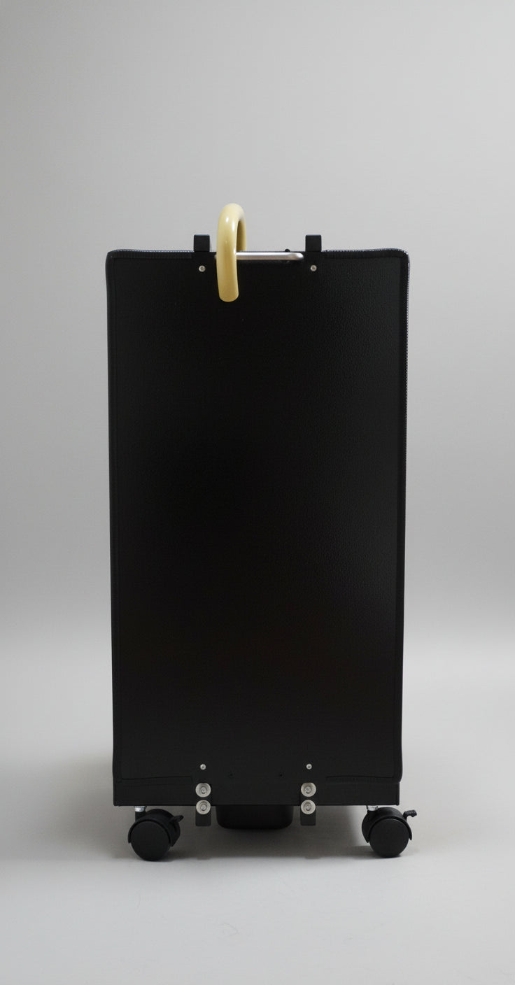 Wet Umbrella Dryer Wet Floor Model Extra Large WUDAWF-1100 Back View Low With Umbrella