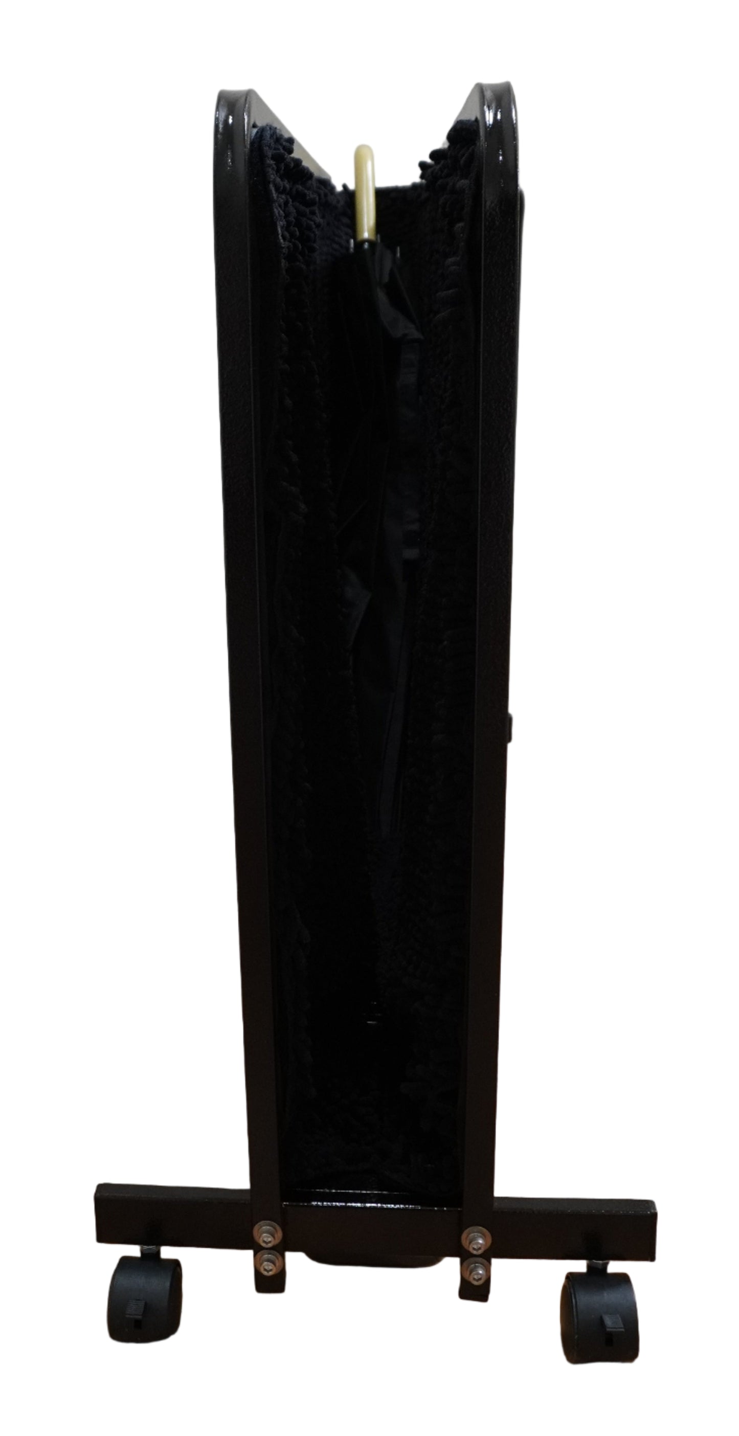 Wet Umbrella Dryer Wet Floor Model Extra Large WUDAWF-1100 Front Low View With Umbrella