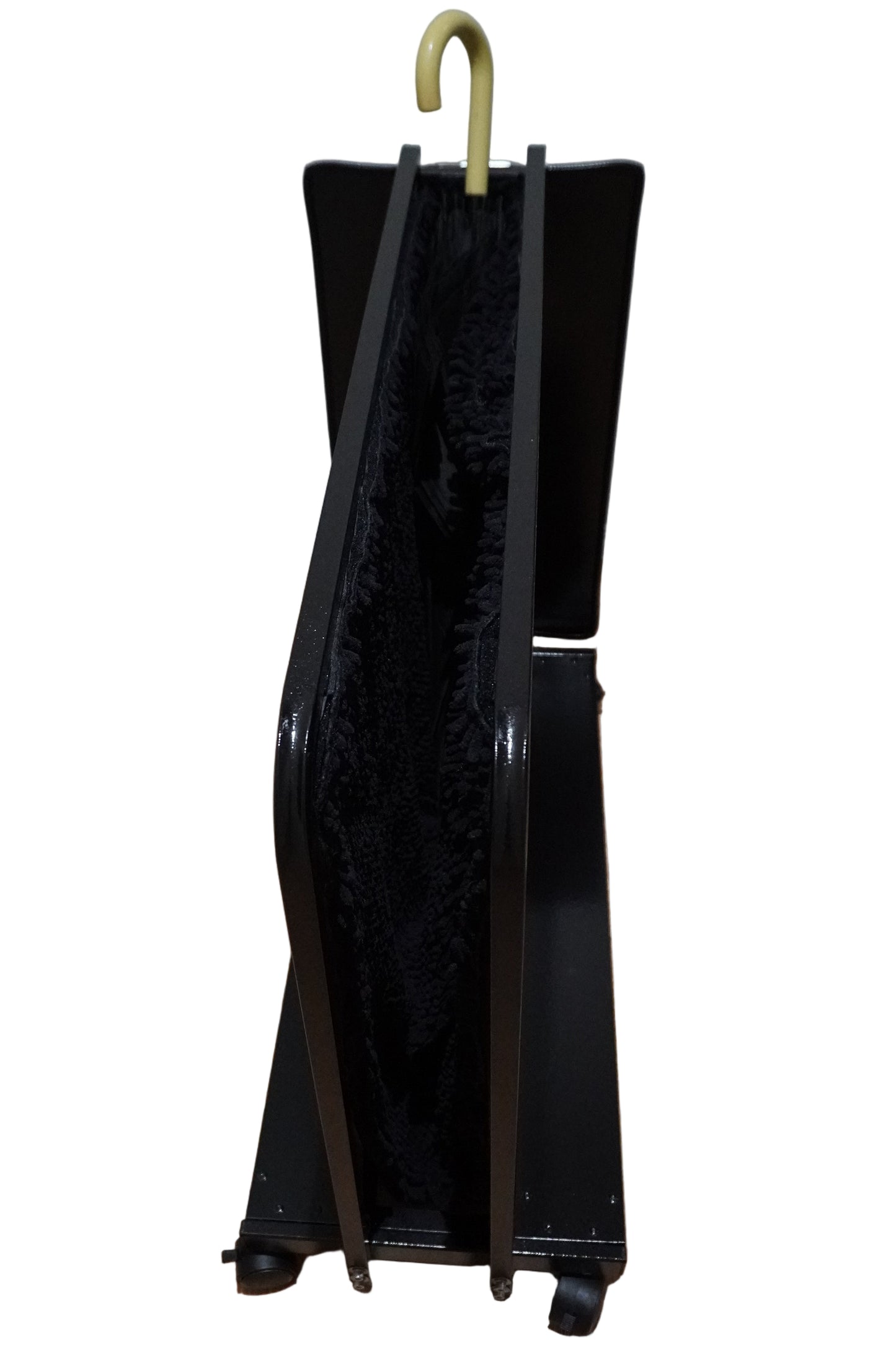 Wet Umbrella Dryer Wet Floor Model No Stickers With Side Skirts WUDAWFS-900 Front Mid View With Umbrella