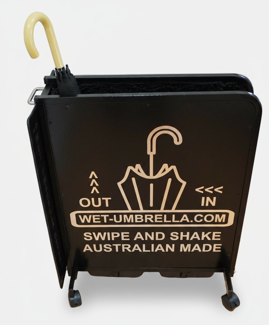 Wet Umbrella Dryer Wet Floor Model Side High With Umbrella