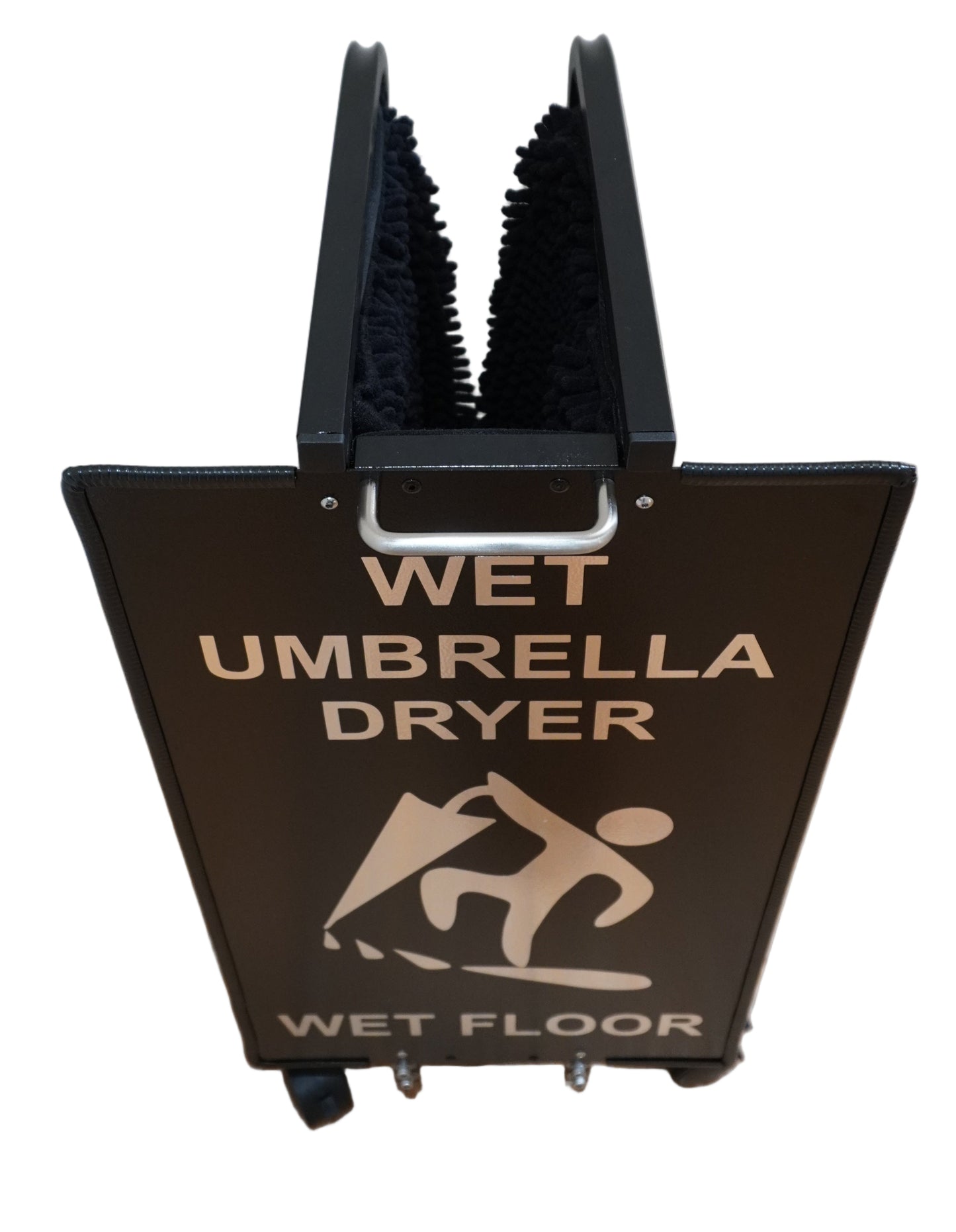 Wet Umbrella Dryer Wet Floor Model Small Chrome Front Top