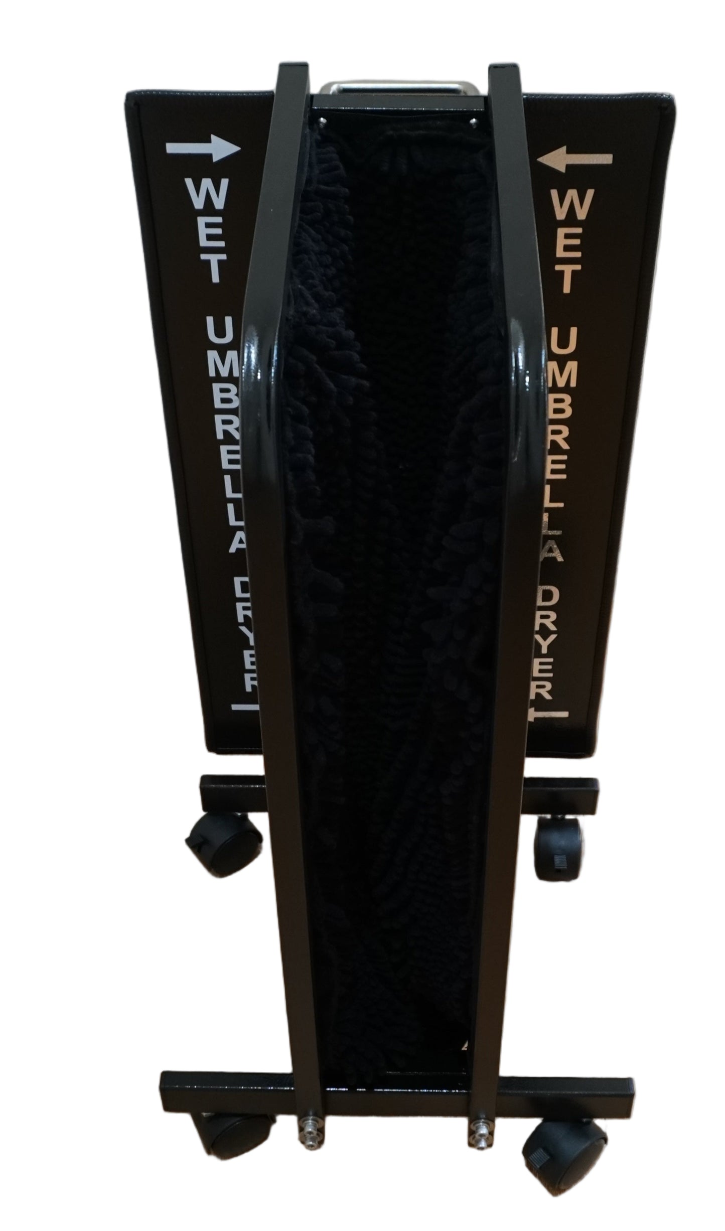 Wet Umbrella Dryer Wet Floor Model Small Chrome Sticker Front High