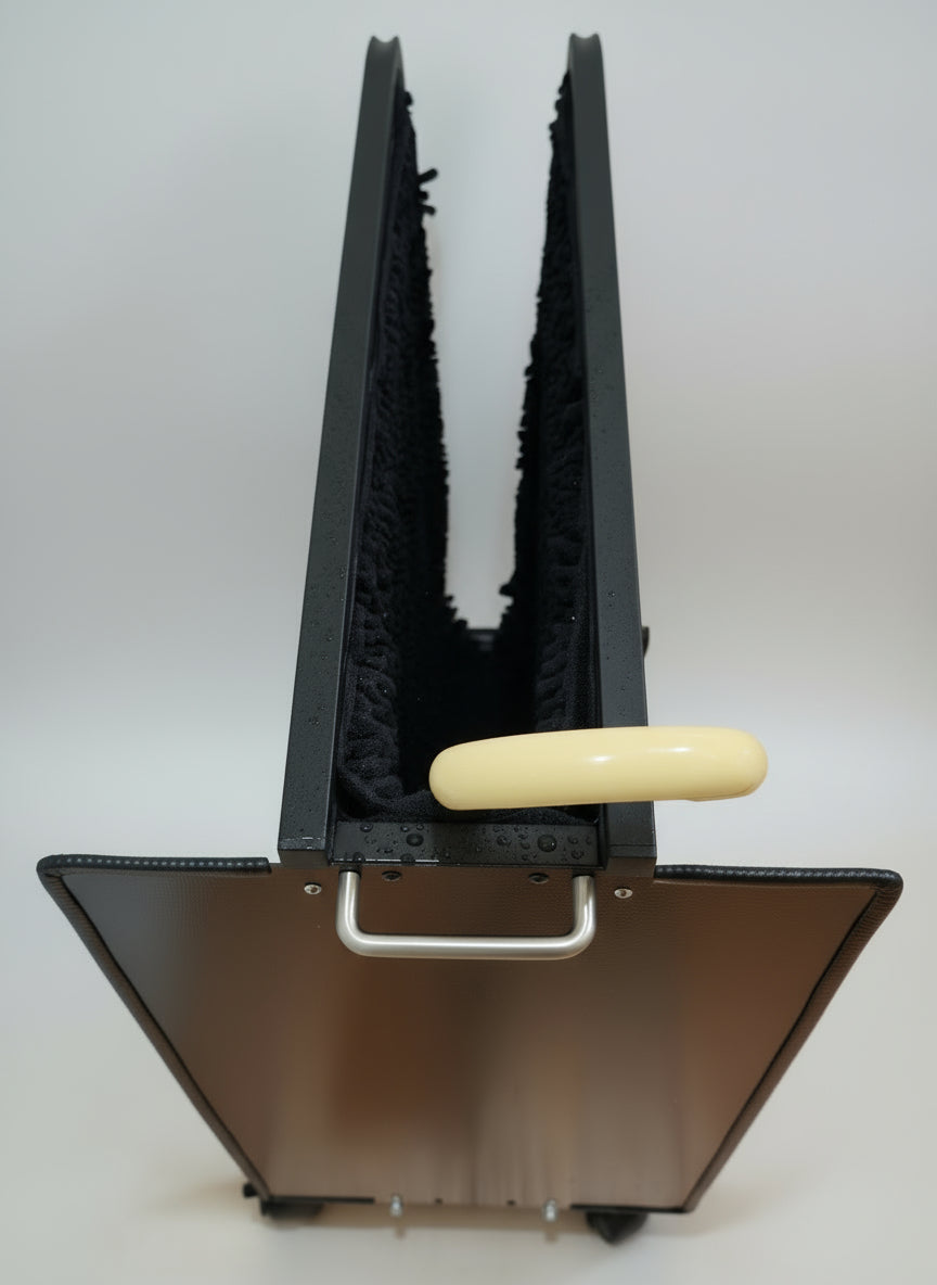 Wet Umbrella Dryer Wet Floor Model WUDAWF-500 No Stickers Medium Back SideTop WIth Umbrella