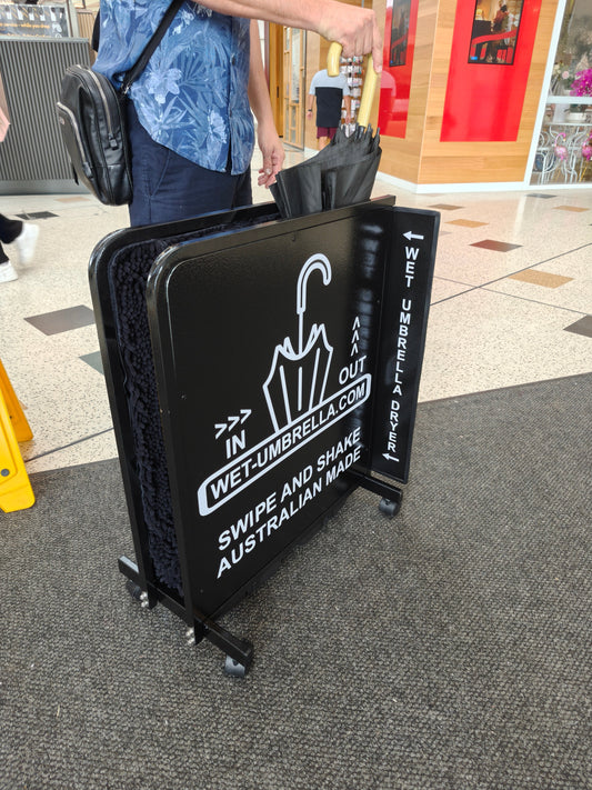 Wet Umbrella Dryer Splash Panels on Premium Line and Wet Floor Model