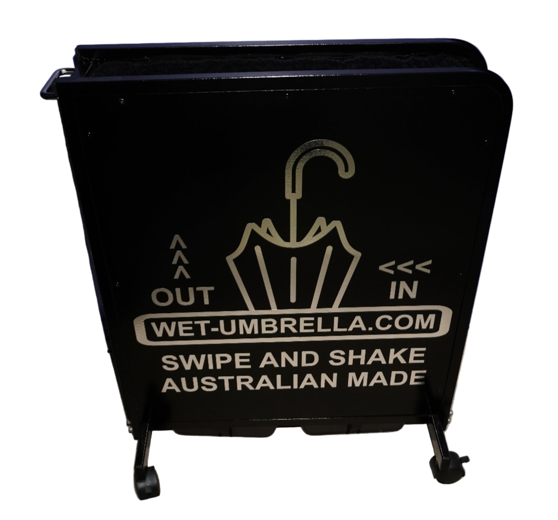 Eco Wet Umbrella Dryer Premium Line Medium WUDAPR-500 With Chrome Stickers Side View High