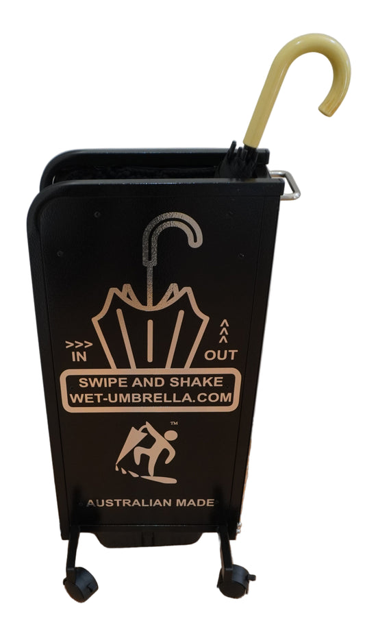 Eco Wet Umbrella Dryer Side Mid With Umbrella WUDAPRC-350