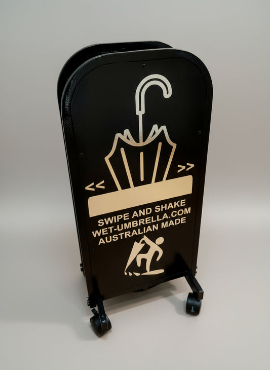 Wet Umbrella Dryer Budget WUDA 350 Chrome Stickers