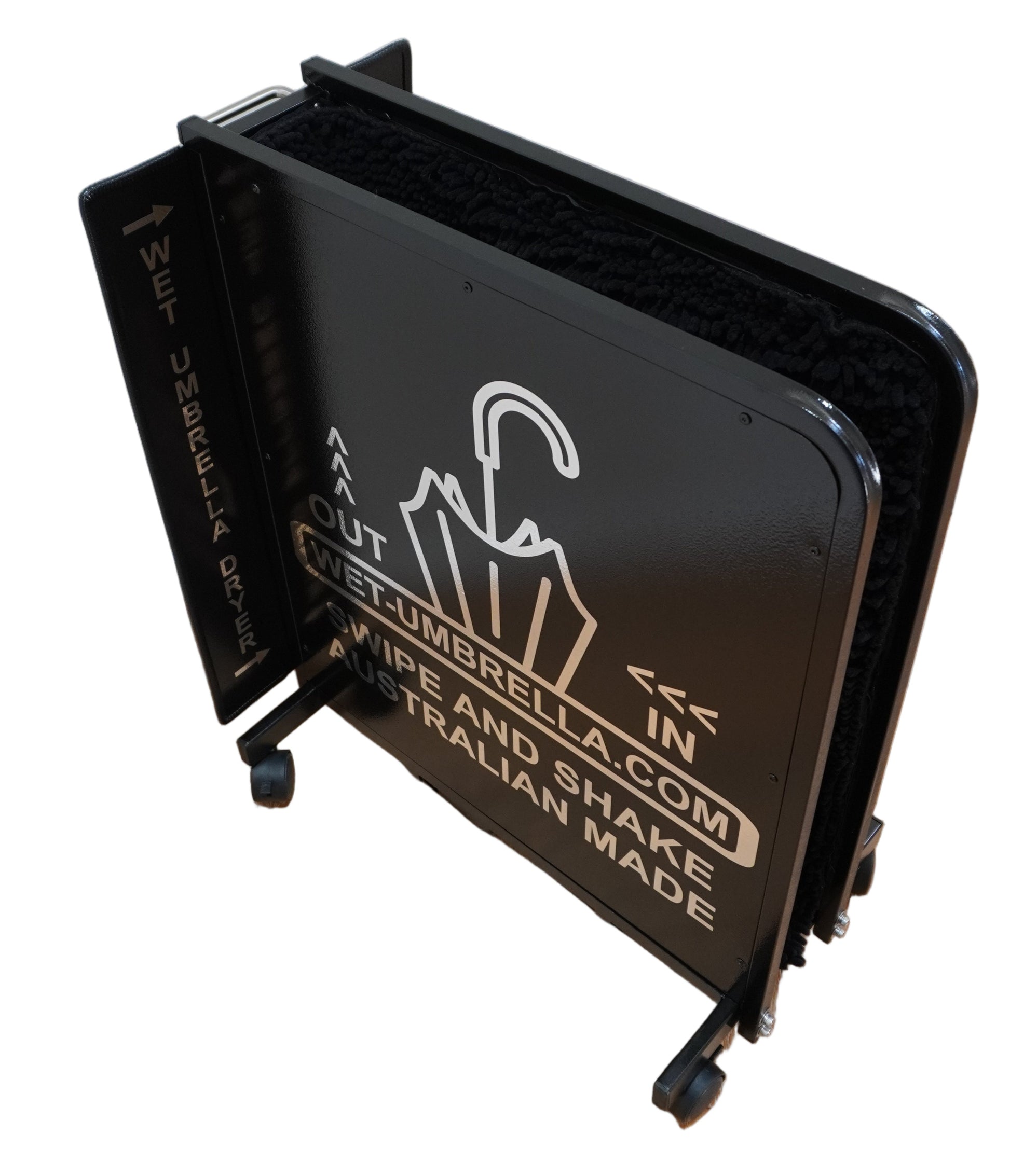 Wet Umbrella Dryer Wet Floor Model Angle Front High