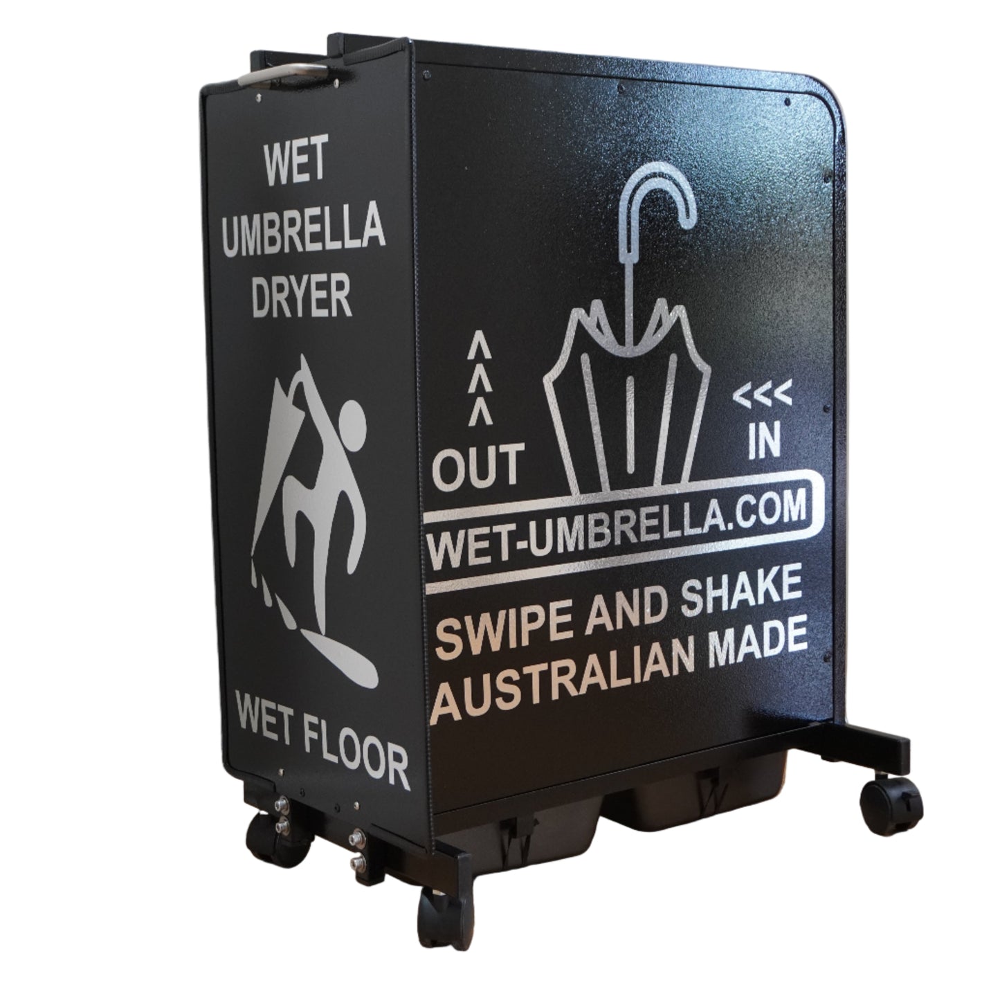 Wet Umbrella Dryer Wet Floor Model Angle Low 2