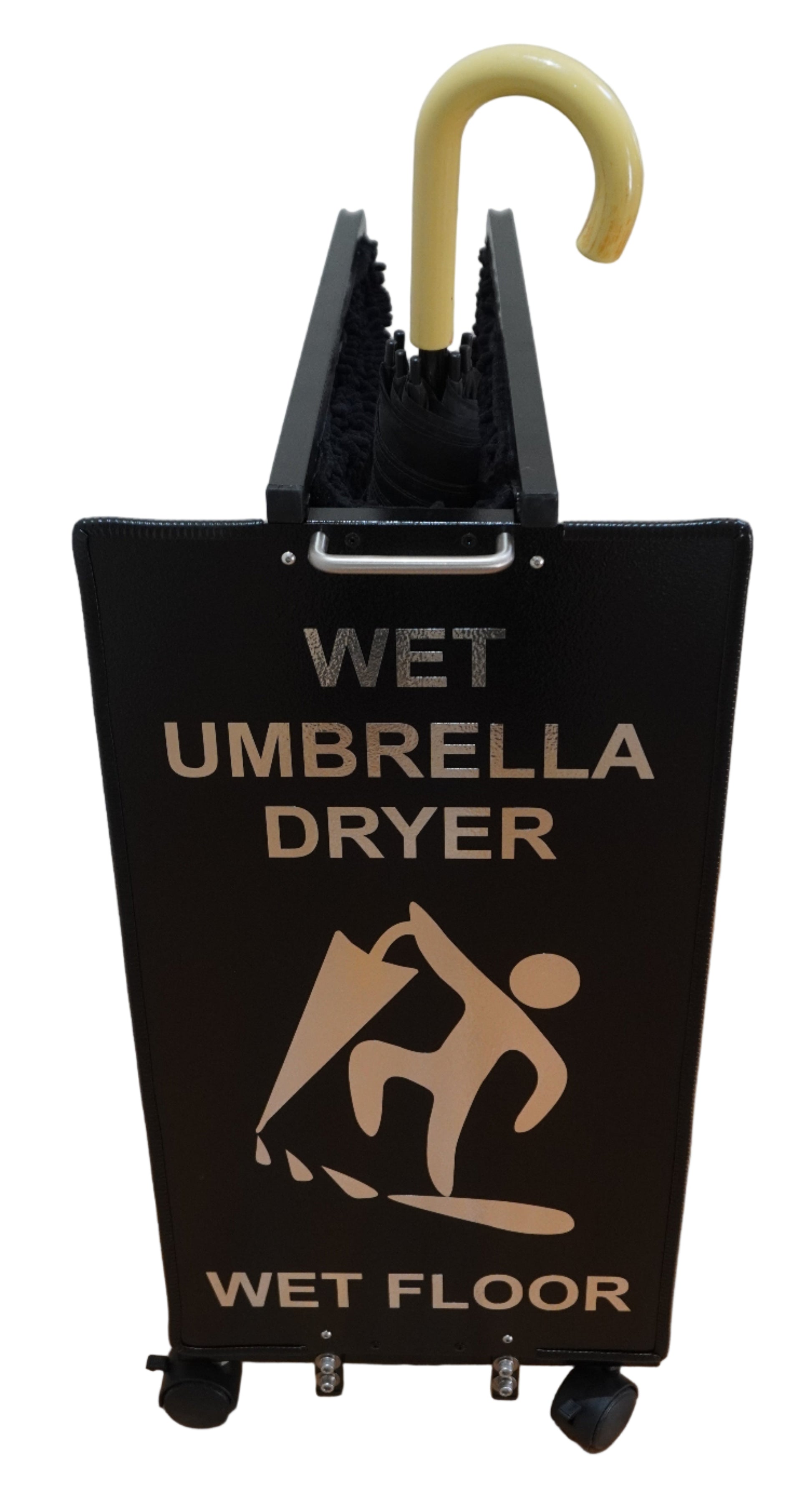 Wet Umbrella Dryer Wet Floor Model Back High With Umbrella