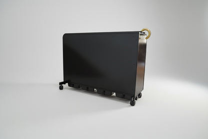 Wet Umbrella Dryer Wet Floor Model Extra Large WUDAWF-1100 Angle Low View With Umbrella