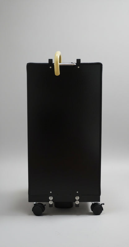 Wet Umbrella Dryer Wet Floor Model Extra Large WUDAWF-1100 Back View Low With Umbrella