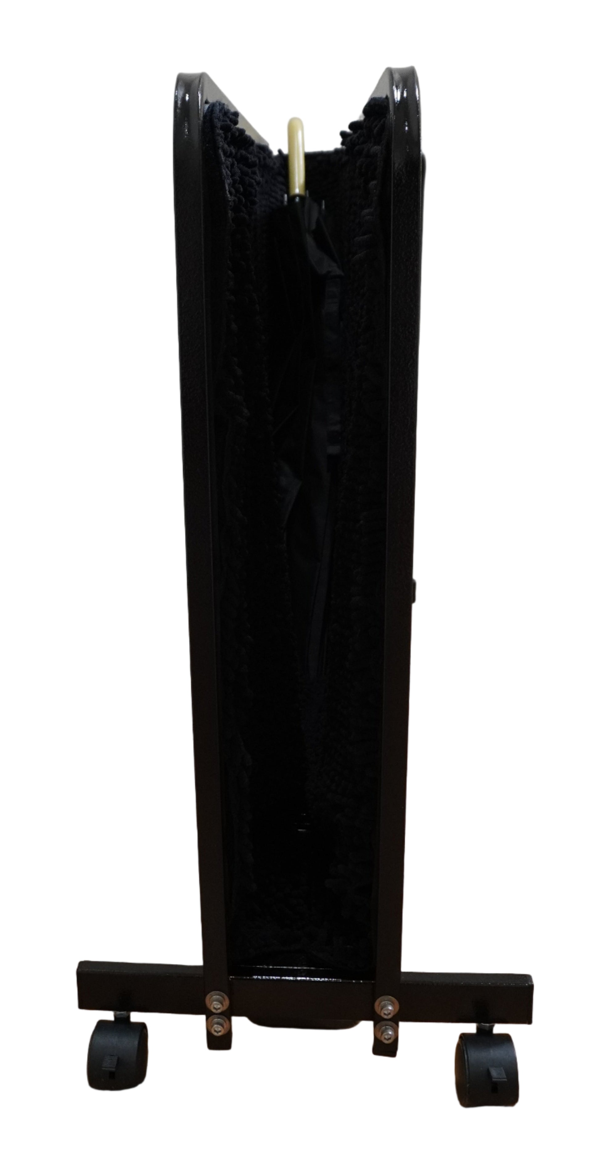 Wet Umbrella Dryer Wet Floor Model Extra Large WUDAWF-1100 Front Low View With Umbrella
