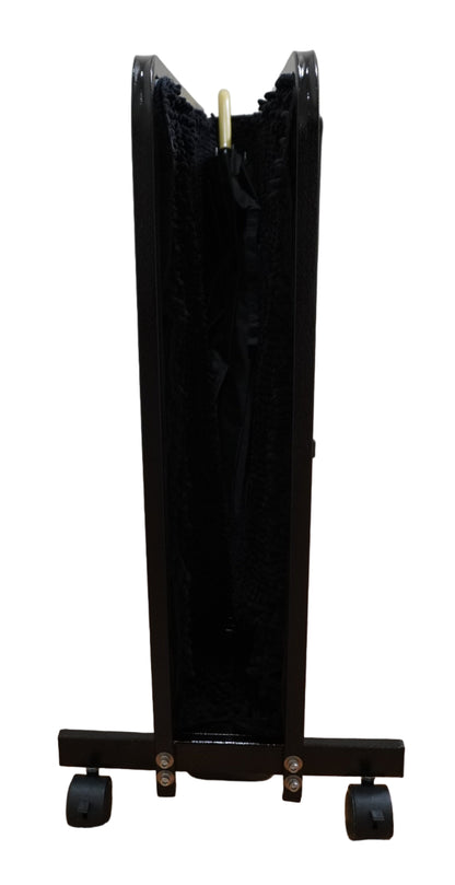 Wet Umbrella Dryer Wet Floor Model Extra Large WUDAWF-1100 Front Low View With Umbrella