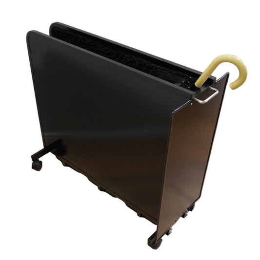 Wet Umbrella Dryer Wet Floor Model Large WUDAWF-900 Angle High View With Umbrella