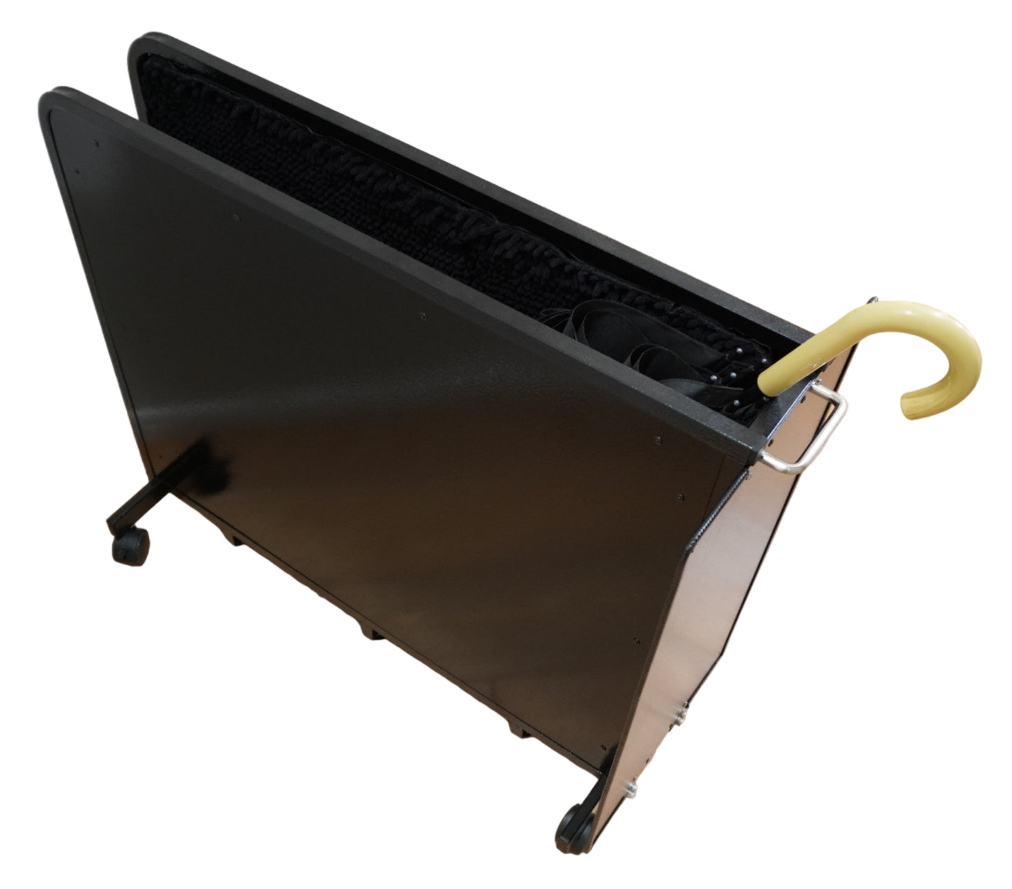 Wet Umbrella Dryer Wet Floor Model Large WUDAWF-900 Angle Top View With Umbrella