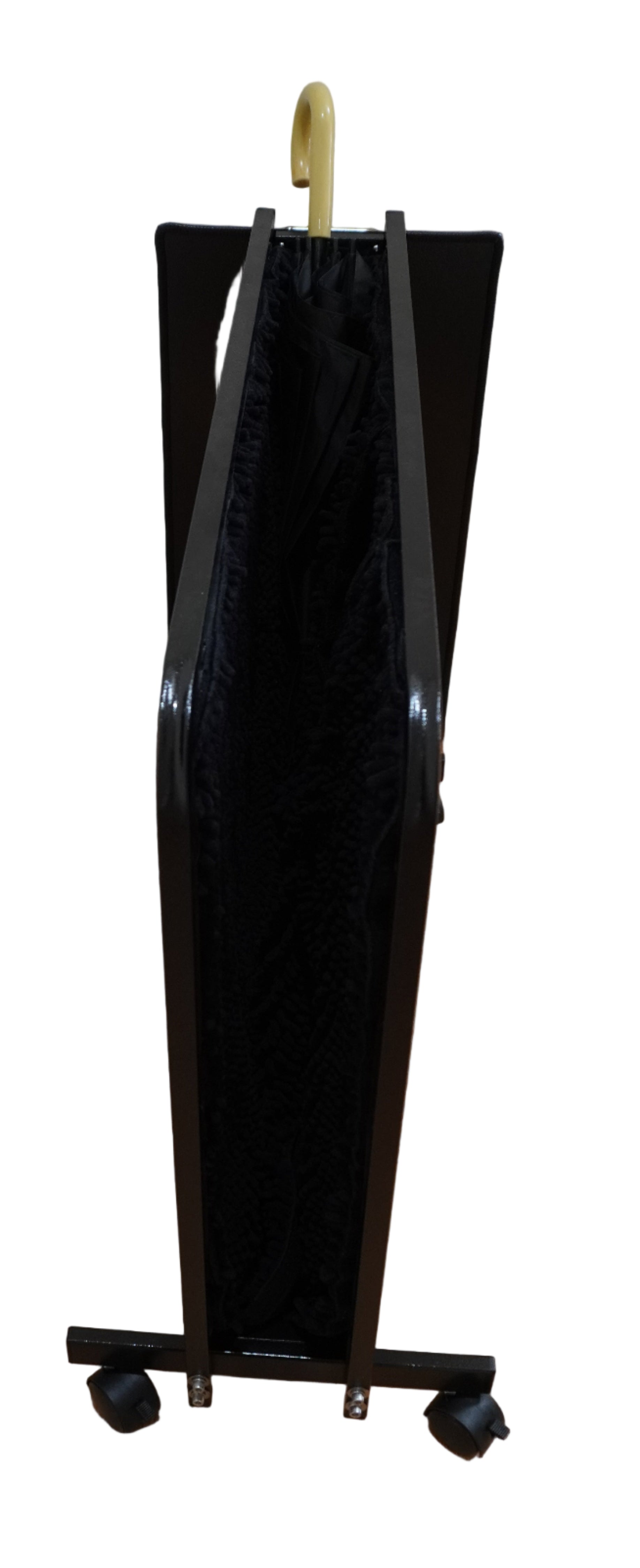 Wet Umbrella Dryer Wet Floor Model Large WUDAWF-900 Front View Mid With Umbrella