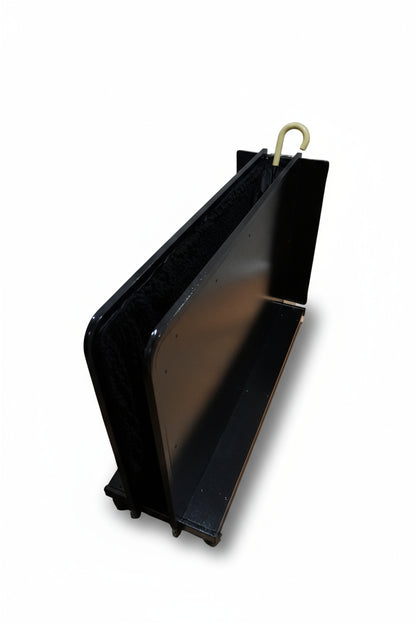 Wet Umbrella Dryer Wet Floor Model No Stickers With Side Skirts WUDAWFS-1100 S Top View Angle With Umbrella