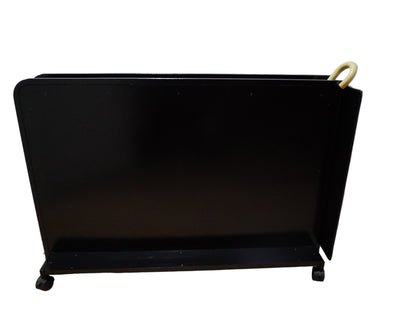 Wet Umbrella Dryer Wet Floor Model No Stickers With Side Skirts WUDAWFS-1100 Side Mid View With Umbrella