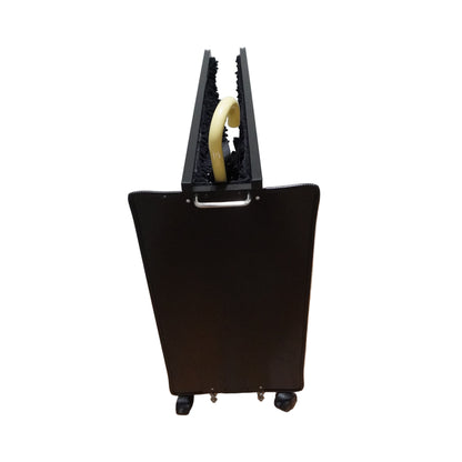 Wet Umbrella Dryer Wet Floor Model No Stickers With Side Skirts WUDAWFS-900 Back Mid View With Umbrella2