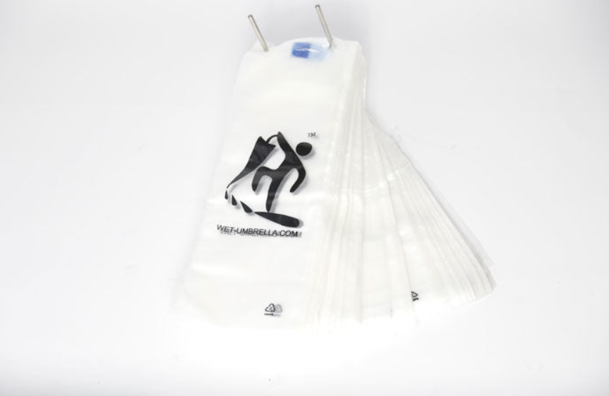 Wet Umbrella Bag Dispenser Stainless Steel Dual WU-3000